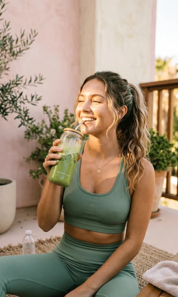 Happy patient enjoying a healthy lifestyle
